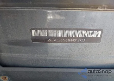 2015 BMW 328I xDrive from USA, damaged, VIN WBA3B5G51FNS12923